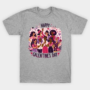 Cheers to Sisterhood: A Galentine's Day Celebration! T-Shirt